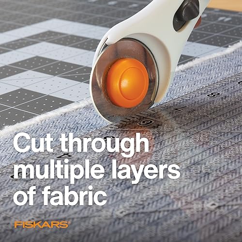 Fiskars 45mm Rotary Blades - 5 Pack Replacement for Crafts & Sewing