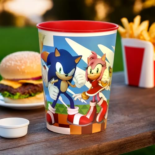 Sonic the Hedgehog Stadium Cup, 16 oz - Durable & Fun Drinkware