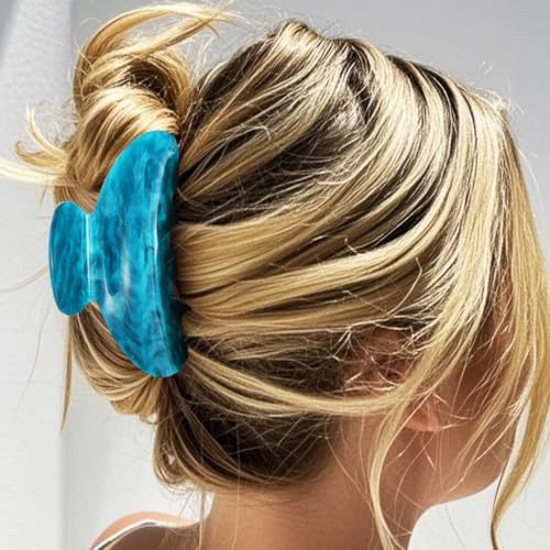 Gortin Medium Acrylic Hair Claw Clips Nonslip for Thick Hair