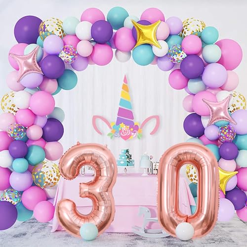 40 Inch Rose Gold Number 95 Balloon for Birthday & Anniversary