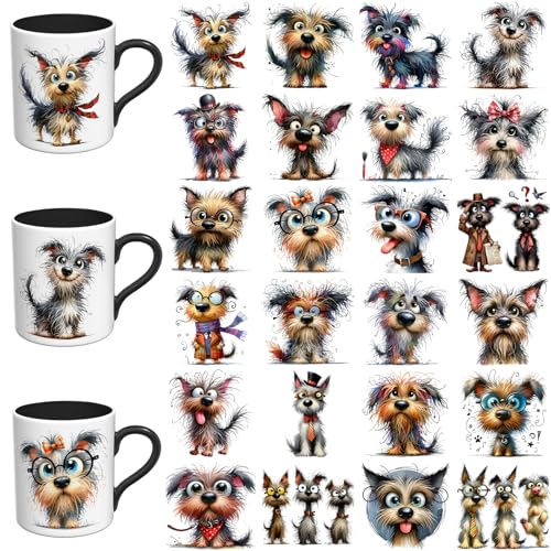 24PCS UV DTF Stickers for Mugs - Easy DIY Craft Transfers