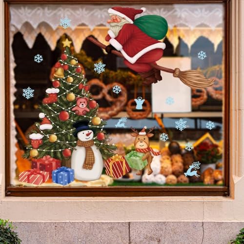 Christmas Tree Wall Sticker Decal 27x29 Inch Holiday Home Decor
