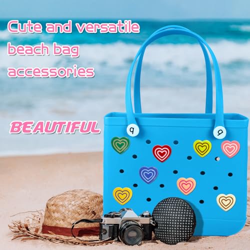 Bogg Bag Charms - Heart, Bow & Butterfly Inserts for Summer Beach Bags