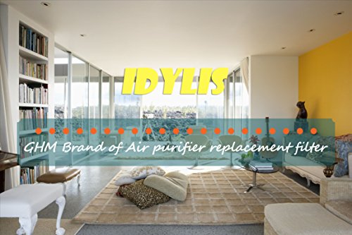 4 Pack Activated Carbon Pre-filter for Idylis Air Purifiers - Variation B