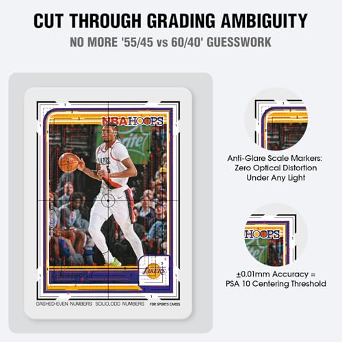 Deyimmei Sports Card Grading Tool Set - Centering & Thickness Measurement