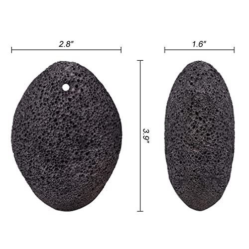 KuuCare Natural Lava Pumice Stone Callus Remover for Feet and Heels