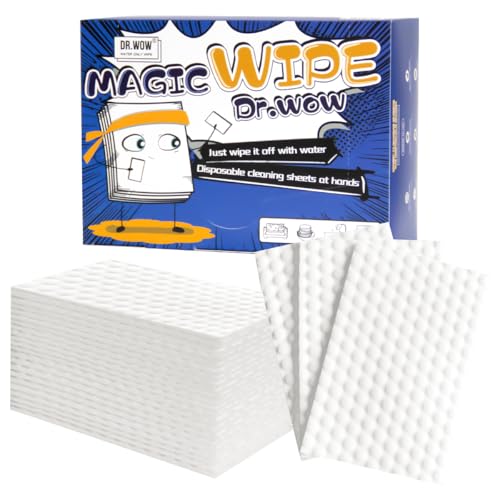 Ultra-Thin Melamine Cleaning Sheets - 48 Count, Scratch-Free
