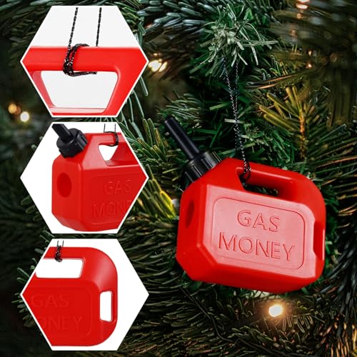 Gas Money Gift Can - Funny Cash Holder Christmas Ornament for Students
