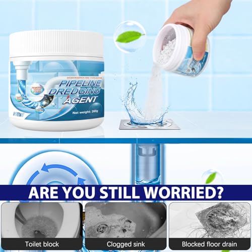 XiuFa Powerful Drain Clog Remover - Fast-Acting Sink & Pipe Cleaner