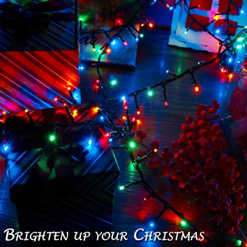 49FT 500 LED Multicolor Christmas String Lights with 8 Modes and Timer