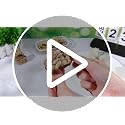 LemonRoad 24 Semicircle Woven Napkin Rings Farmhouse Rustic Boho Set