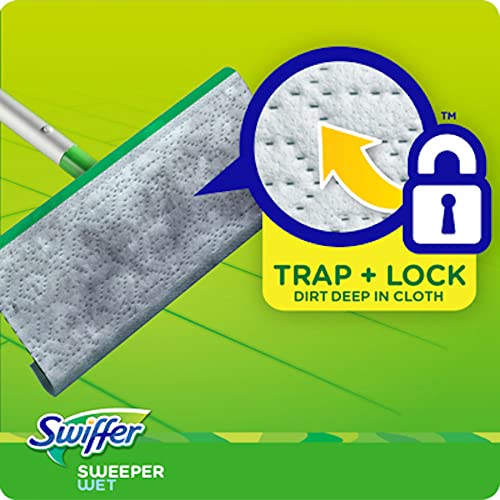 Swiffer Sweeper Wet Mopping Pad Refills, Open Window Fresh, 48 Total Count