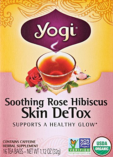 Yogi Skin DeTox Tea - Organic Herbal Tea, 16 Bags