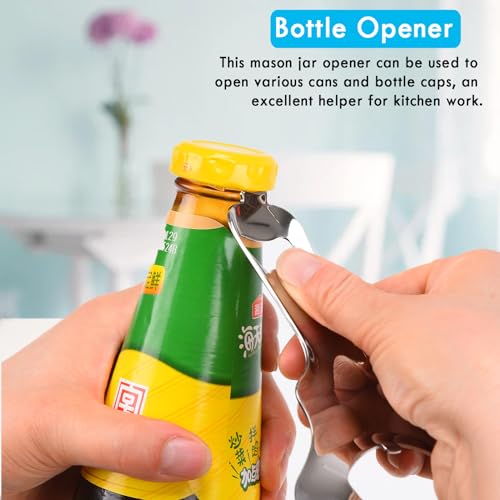 Mason Jar Opener - Easy Twist Manual Lid Remover for Canning