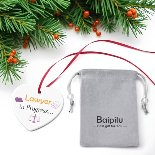 Inspirational Lawyer Ceramic Ornament Gift - Perfect for Graduates & Appreciation