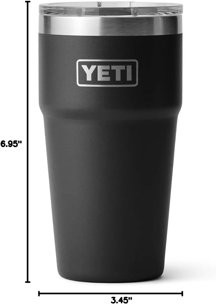 YETI Rambler 20 oz Tumbler - Stainless Steel, Vacuum Insulated with MagSlider Lid for Ultimate Durability