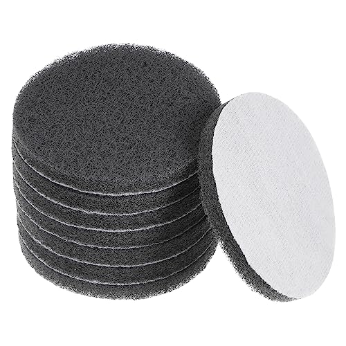HARFINGTON 4-Inch Power Scrubbing Pads - 8pcs Scouring Set for Kitchen & Bathroom Cleaning