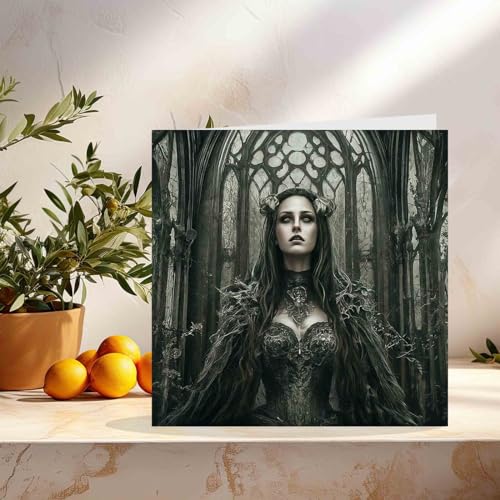Gothic Witch Birthday Greeting Card | Eco-Friendly 145mm
