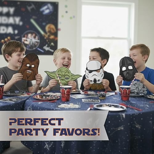 Star Wars Party Masks - Officially Licensed Birthday Decorations