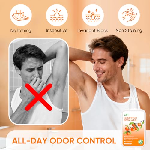 GPP Persimmon Soap Bar for Body Odor Control & Sensitive Skin