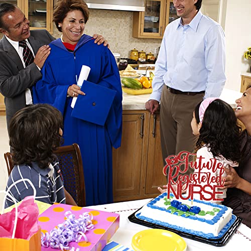 Future Registered Nurse Cake Topper, Congrats RN Graduation Party