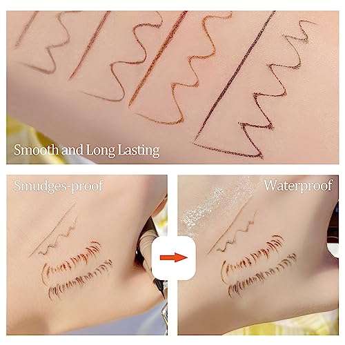 Rosarden Black Liquid Eyeliner Waterproof Smudge-Proof Felt Tip Pen
