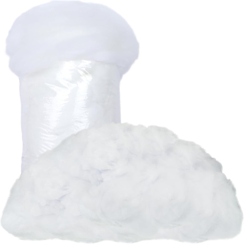 Winemana 30oz Artificial Snow Decor - Fluffy Cotton-Like Winter Decoration for Christmas Trees & Crafts