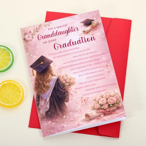 Heartfelt Graduation Card for Granddaughter - Class of 2027