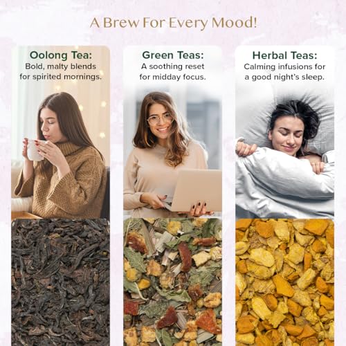 Limited Edition Assorted Tea Gift Set for Mom - 9 Pyramid Bags