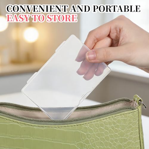 Portable Travel Cotton Swab & Dental Floss Case Organizer - Clear PP