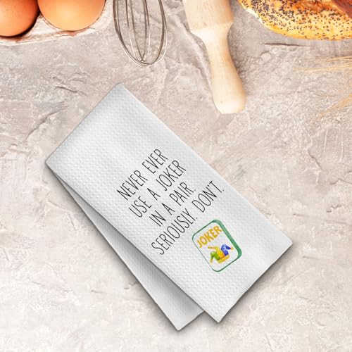Mahjong Lover Funny Kitchen Towel - Decorative Hand Towel Mahjong002 16x24