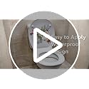 Floral Birds Butterfly Toilet Seat Stickers - Set of 2