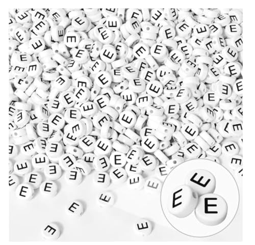 ARTDOT 800-Piece Alphabet E Beads for DIY Friendship Bracelets