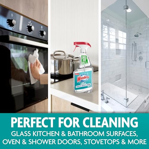 Windex Vinegar Glass Cleaner Spray - Streak-Free Shine 23 oz