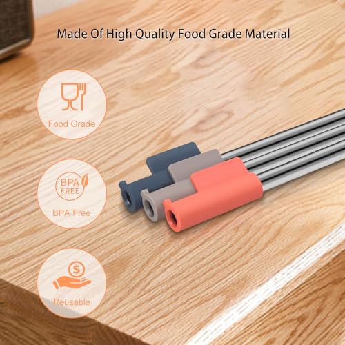 KLOWOAH Replacement Straws for Brumate Era 40 oz Tumbler - Assorted 4-Pack