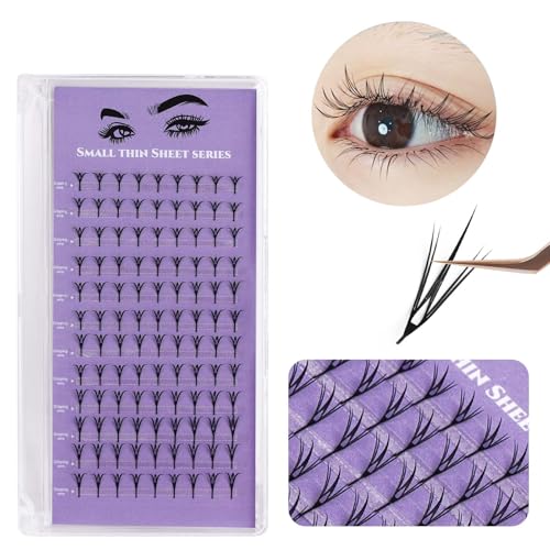 Dadongua Individual Lash Clusters 108pcs Manga Style DIY Eyelash Extensions