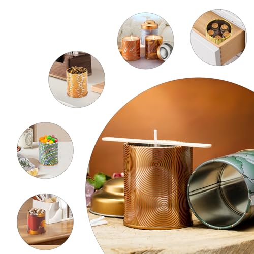 5oz Candle Tins - 12 Pack Empty Containers with Lids & Wicks