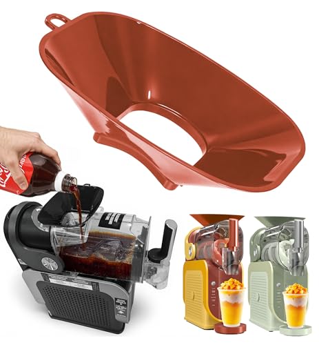 Orange Anti-Splash Flow Hood for Ninja Slushie Machine FS301/FS300