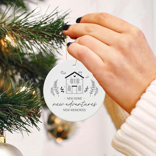 Holiday & Housewarming Ceramic Ornament - New Home First House Gift