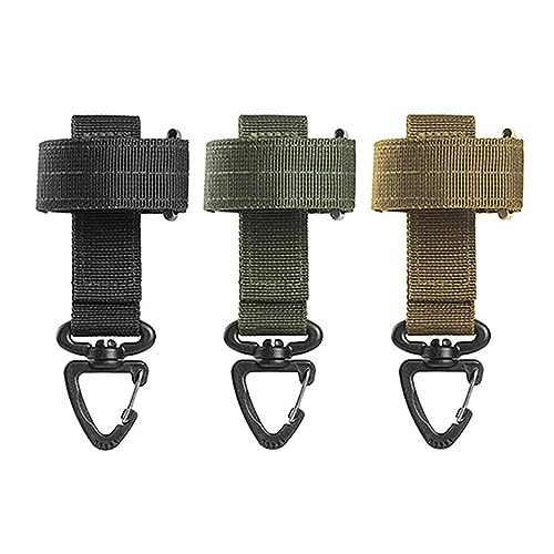 3Pcs Adjustable Nylon Hanging Buckle Strap for Gloves and Water Bottles