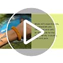 Cliganic 10 Pack Mosquito Repellent Bracelets - Rainbow Colors