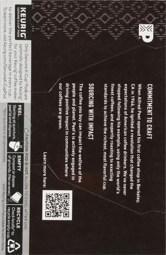 Peet's Coffee House K-Cup Coffee Pods - Dark Roast for Keurig Brewers | 10 Pods (Pack of 2)
