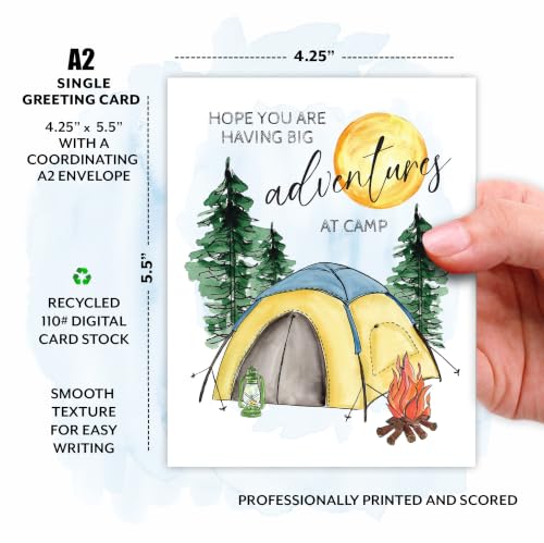 Miss You Summer Camp Card for Kids - Encouraging Greeting Card