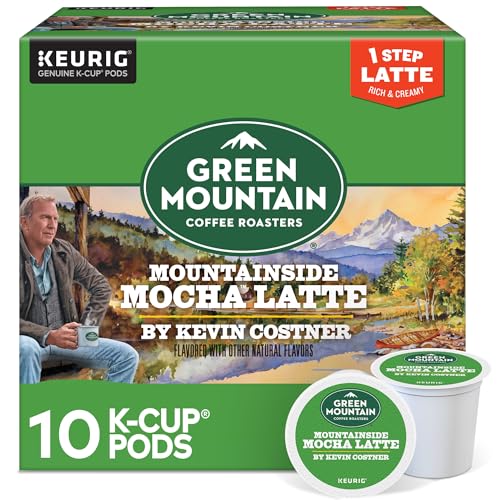 Mountainside Mocha Latte K-Cup Pods - 10 Count by Green Mountain Coffee Roasters