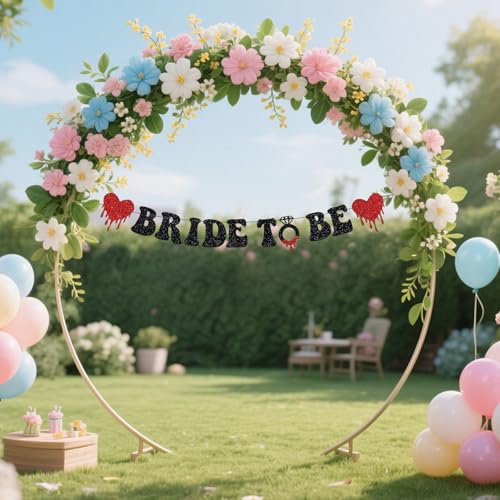 Gothic Bride To Be Banner for Halloween Weddings & Parties