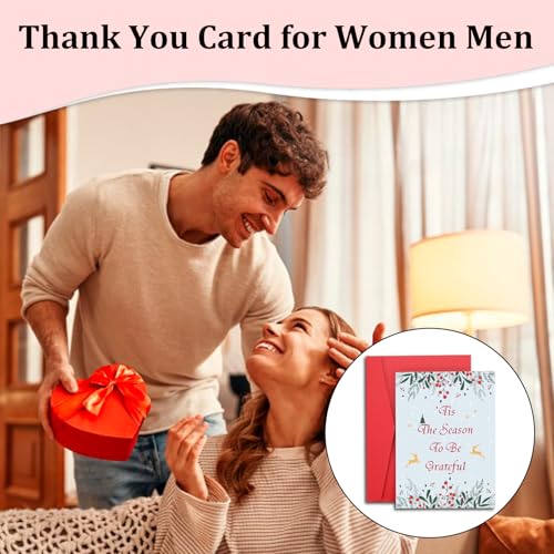 Fleure Esme Christmas Thank You Cards with Envelopes