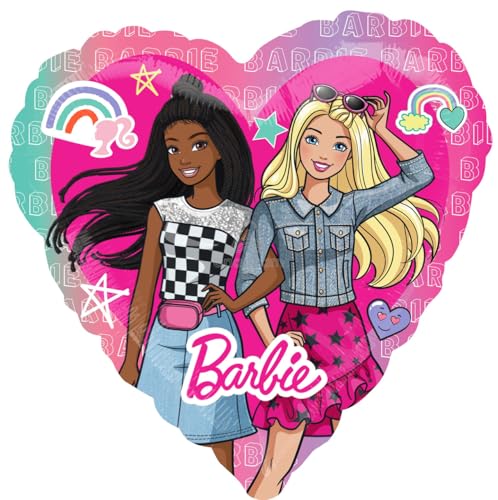 28" Heart Shaped Foil Balloon - Anagram Birthday Theme Character