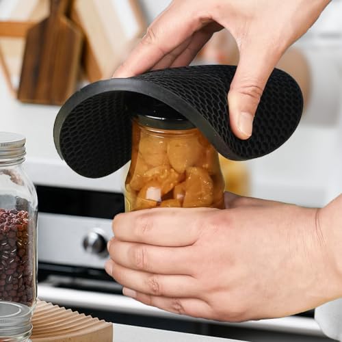 HomEdge Silicone Trivets - 6 Pack Non-Slip Heat Resistant Pot Holders