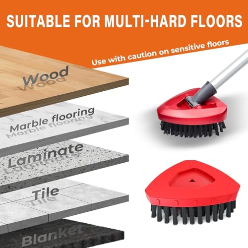 Replacement Mop Base and Scrub Brush for O-Cedar RinseClean 2-Tank System