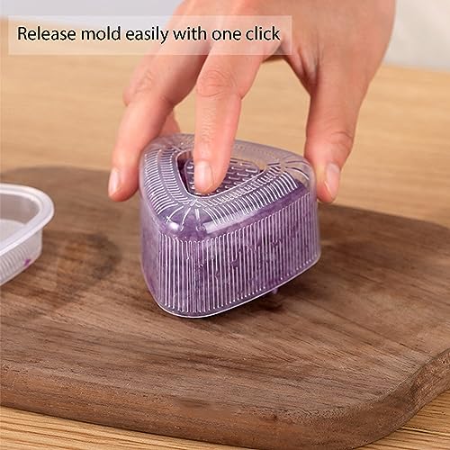 8-Piece Onigiri Rice Ball Maker Set with Spatula - Fun Sushi Molds